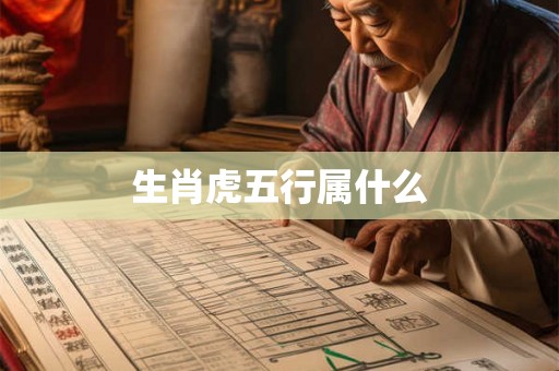 生肖虎五行属什么