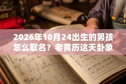 2026年10月24出生的男孩怎么取名?老黄历这天卦象好吗? 2026年10月24出生的男孩怎么取名?老黄历这天卦象好吗?
