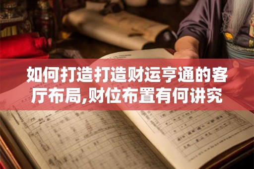 如何打造打造财运亨通的客厅布局,财位布置有何讲究 如何打造打造财运亨通的客厅布局,财位布置有何讲究