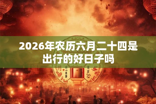 2026年农历六月二十四是出行的好日子吗