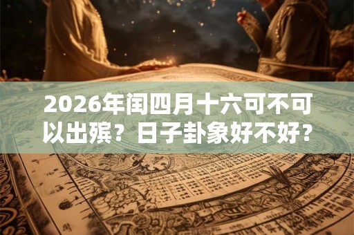 2026年闰四月十六可不可以出殡？日子卦象好不好？