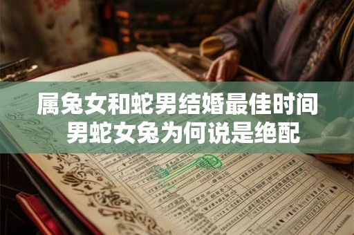 属兔女和蛇男结婚最佳时间  男蛇女兔为何说是绝配