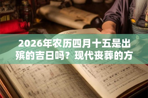 2026年农历四月十五是出殡的吉日吗？现代丧葬的方式