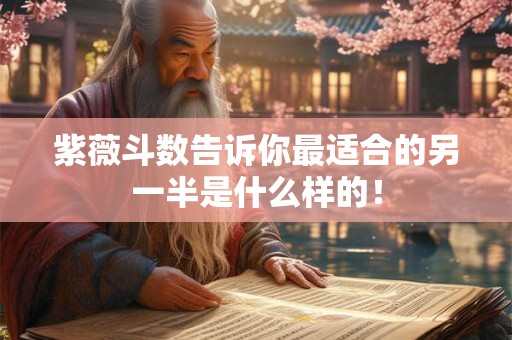 紫薇斗数告诉你最适合的另一半是什么样的！