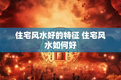 住宅风水好的特征 住宅风水如何好