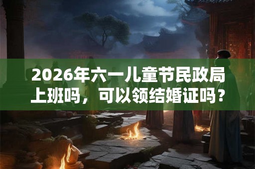 2026年六一儿童节民政局上班吗，可以领结婚证吗？