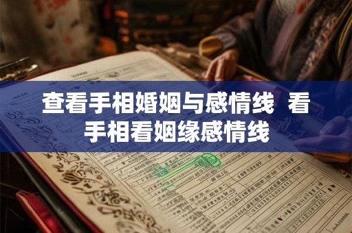 查看手相婚姻与感情线 看手相看姻缘感情线 查看手相婚姻与感情线 看手相看姻缘感情线