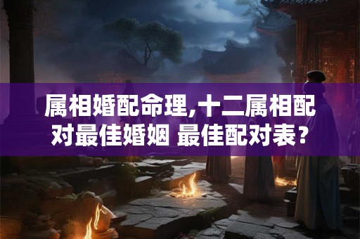 属相婚配命理,十二属相配对最佳婚姻 最佳配对表？