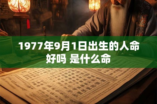 1977年9月1日出生的人命好吗 是什么命 1977年9月1日出生的人命好吗 是什么命