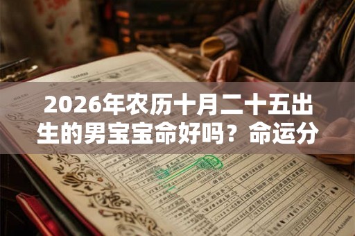 2026年农历十月二十五出生的男宝宝命好吗？命运分析