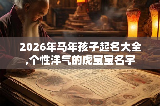 2026年马年孩子起名大全,个性洋气的虎宝宝名字 2026年马年孩子起名大全,个性洋气的虎宝宝名字