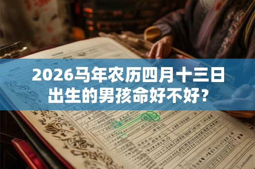 2026马年农历四月十三日出生的男孩命好不好? 2026马年农历四月十三日出生的男孩命好不好?