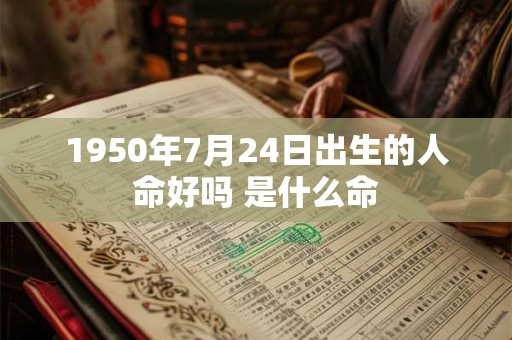 1950年7月24日出生的人命好吗 是什么命 1950年7月24日出生的人命好吗 是什么命
