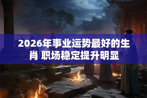 2026年事业运势最好的生肖 职场稳定提升明显