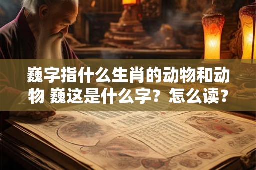 巍字指什么生肖的动物和动物 巍这是什么字？怎么读？
