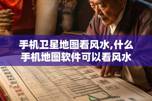 手机卫星地图看风水,什么手机地图软件可以看风水