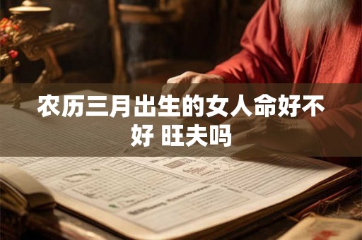 农历三月出生的女人命好不好 旺夫吗