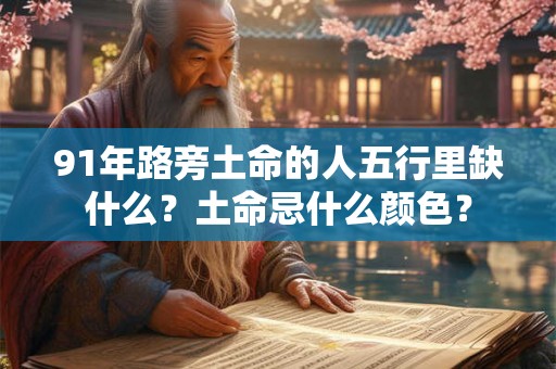 91年路旁土命的人五行里缺什么?土命忌什么颜色? 91年路旁土命的人五行里缺什么?土命忌什么颜色?