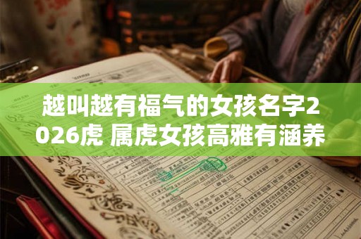 越叫越有福气的女孩名字2026虎 属虎女孩高雅有涵养的名字