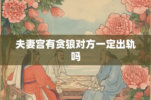 夫妻宫有贪狼对方一定出轨吗