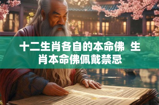 十二生肖各自的本命佛  生肖本命佛佩戴禁忌