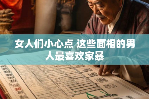 女人们小心点 这些面相的男人最喜欢家暴 女人们小心点 这些面相的男人最喜欢家暴