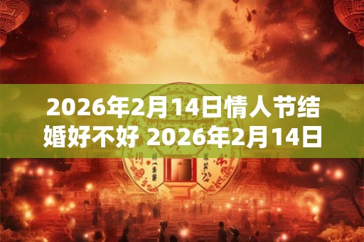 2026年2月14日情人节结婚好不好 2026年2月14日民政局上班吗