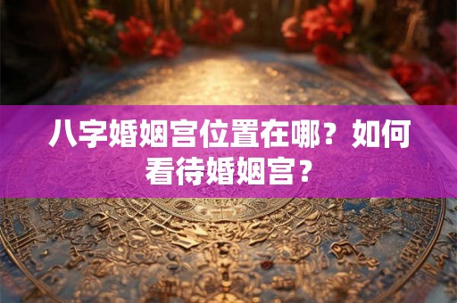 八字婚姻宫位置在哪？如何看待婚姻宫？