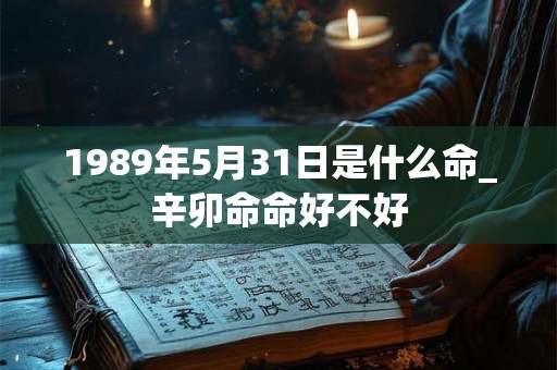 1989年5月31日是什么命_辛卯命命好不好