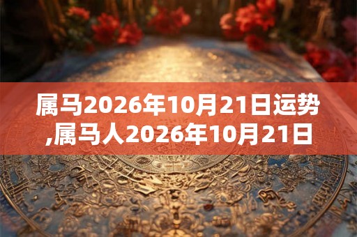 属马2026年10月21日运势,属马人2026年10月21日财运,生肖马2026年10月21日运势 属马2026年10月21日运势,属马人2026年10月21日财运,生肖马2026年10月21日运势