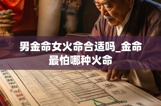 男金命女火命合适吗_金命最怕哪种火命