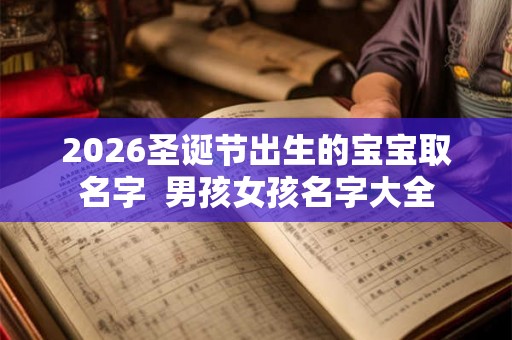 2026圣诞节出生的宝宝取名字  男孩女孩名字大全
