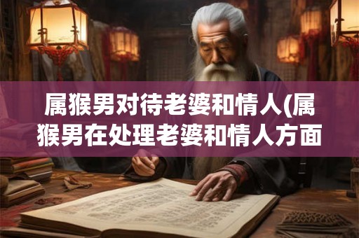属猴男对待老婆和情人(属猴男在处理老婆和情人方面有什么不同) 属猴男对待老婆和情人(属猴男在处理老婆和情人方面有什么不同)