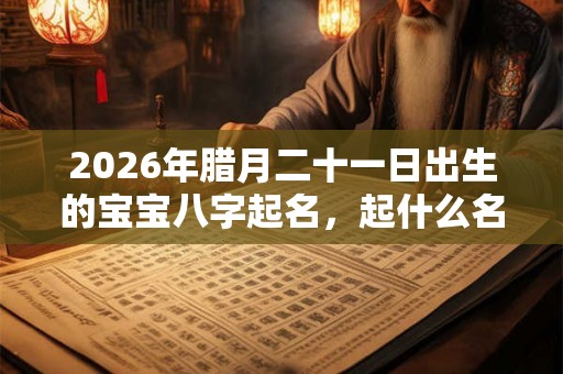 2026年腊月二十一日出生的宝宝八字起名，起什么名字吉利？