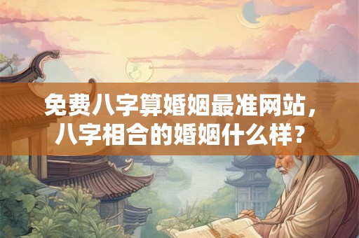 免费八字算婚姻最准网站,八字相合的婚姻什么样? 免费八字算婚姻最准网站,八字相合的婚姻什么样?