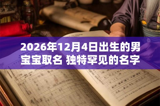 2026年12月4日出生的男宝宝取名 独特罕见的名字 2026年12月4日出生的男宝宝取名 独特罕见的名字