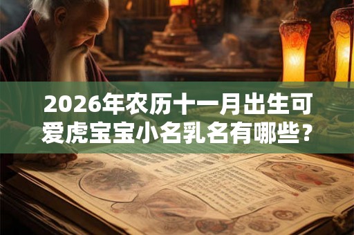 2026年农历十一月出生可爱虎宝宝小名乳名有哪些？
