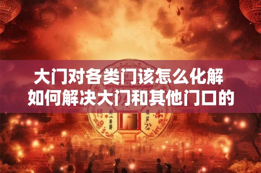 大门对各类门该怎么化解 如何解决大门和其他门口的差异