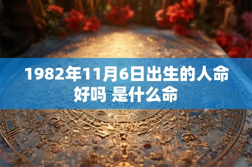 1982年11月6日出生的人命好吗 是什么命