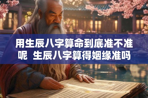 用生辰八字算命到底准不准呢 生辰八字算得姻缘准吗 用生辰八字算命到底准不准呢 生辰八字算得姻缘准吗