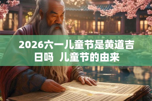 2026六一儿童节是黄道吉日吗  儿童节的由来