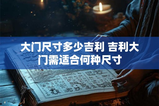 大门尺寸多少吉利 吉利大门需适合何种尺寸 大门尺寸多少吉利 吉利大门需适合何种尺寸