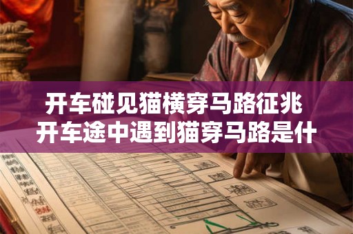 开车碰见猫横穿马路征兆 开车途中遇到猫穿马路是什么预示 开车碰见猫横穿马路征兆 开车途中遇到猫穿马路是什么预示