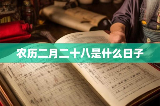 农历二月二十八是什么日子