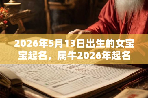 2026年5月13日出生的女宝宝起名，属牛2026年起名忌用字？