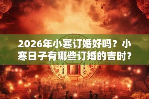 2026年小寒订婚好吗?小寒日子有哪些订婚的吉时? 2026年小寒订婚好吗?小寒日子有哪些订婚的吉时?