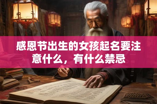 感恩节出生的女孩起名要注意什么,有什么禁忌 感恩节出生的女孩起名要注意什么,有什么禁忌