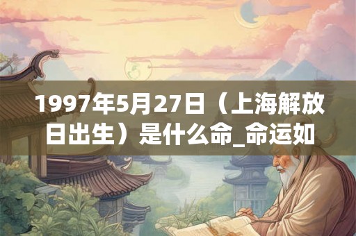 1997年5月27日（上海解放日出生）是什么命_命运如何