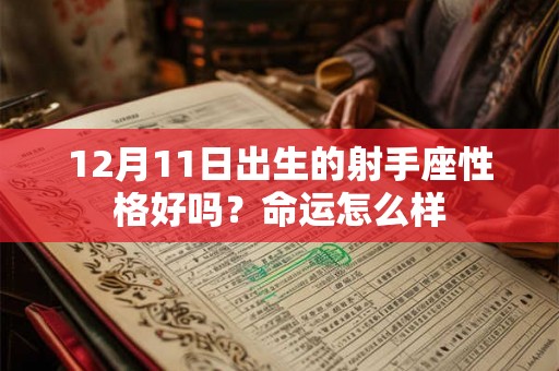 12月11日出生的射手座性格好吗?命运怎么样 12月11日出生的射手座性格好吗?命运怎么样