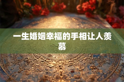 一生婚姻幸福的手相让人羡慕